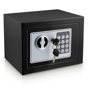 Sejf Domowy Mini Biurowy Z Zamkiem Elektronicznym + 2 Klucze