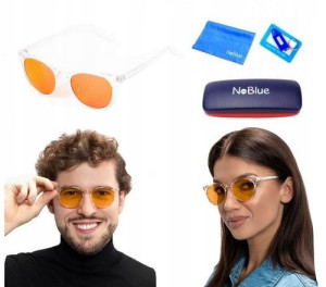 Clear Orange NoBlue Okulary