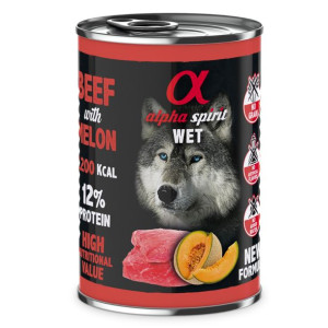 Alpha Spirit Wołowina z Melonem 400g