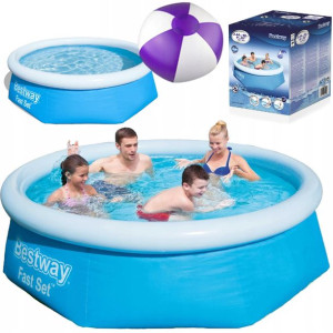 Basen Dla Dzieci Rozporowy 244x66cm Bestway 57265