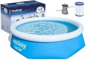 Bestway BASEN ROZPOROWY Z POMPĄ 2.44m x 0.66m