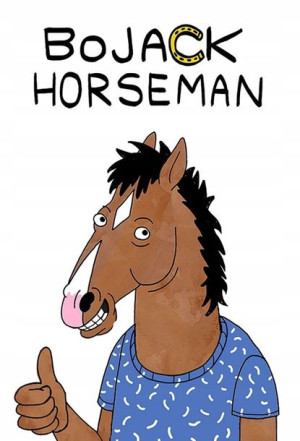 bojack horseman plakat obraz 60x90 duży PREMIUM