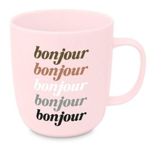 Bonjour Kubek Porcelanowy Różowy 350 ml