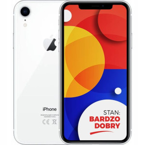IPHONE XR 64GB WHITE | GRATISY | Bardzo Dobry