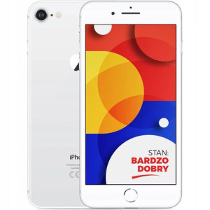 Apple iPhone 8 64GB Silver | Klasa A+ | Gratisy