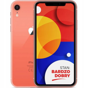 APPLE IPHONE XR CORAL 64GB |GRATIS | Bardzo Dobry