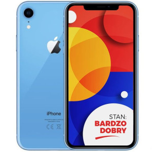 Apple iPhone XR 64GB Blue | Gratisy | Bardzo Dobry