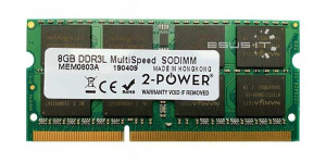 Pamięć Ram 1x 8gb 2-power So-dimm Ddr3 1600mhz