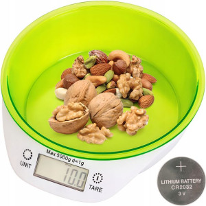 Elektroniczna Waga Kuchenna Z Misą Precyzyjna 5kg