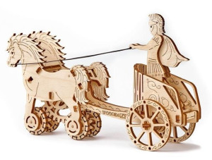 Drewniane puzzle mechaniczne 3D Wooden.City - Rydwan
