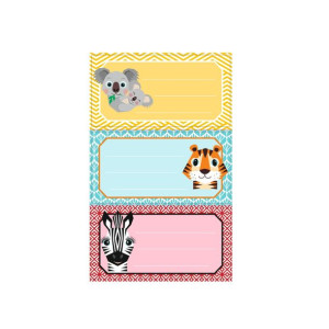 Naklejki Na Zeszyty/książki Szkolne Cute Animals