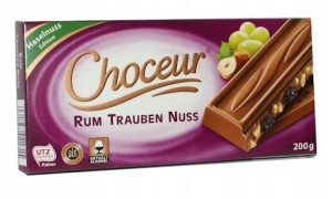 Czekolada Choceur Rum Trauben Nuss 200g Niemiecka