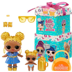 L.O.L. Surprise! Confetti Pop Birthday Sisters zestaw z 10 niespodziankami