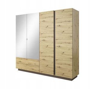 Szafa garderoba ARCON II 220 cm dąb artisan