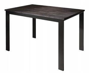 Stół nierozkładany ART LOFT 125 cm ciemny beton