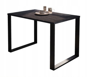 Stół nierozkładany ART SLIM 110 cm ciemny beton