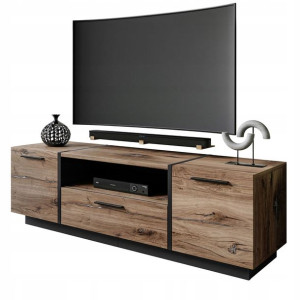 Szafka RTV ONYX LOFT 158 cm dąb flagstaff uchwyty