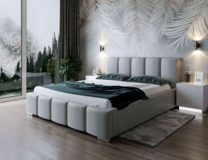 Łóżko tapicerowane SELENA 140x200 cm Madryt 985