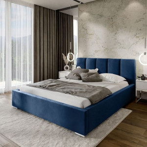 Łóżko tapicerowane SALOME 160x200 cm z pojemnikiem