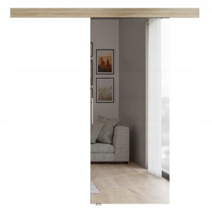 Drzwi przesuwne naścienne PORTE II sonoma 86 cm