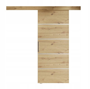 Drzwi przesuwne naścienne PORTE III artisan 76 cm