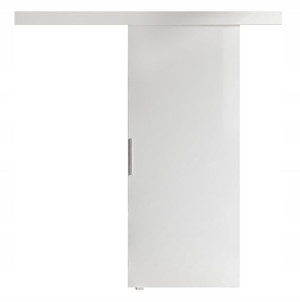 Drzwi przesuwne naścienne PORTE I biały mat 86 cm