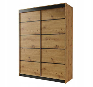 Szafa przesuwna CAMARO IV 150 cm dąb artisan