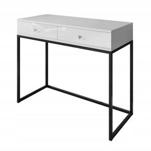Konsola BLANCO LOFT 100 cm biały połysk UCHWYT