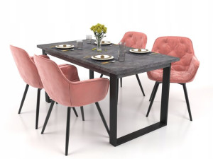 Zestaw VENICE-T stół rozkładany 150 cm 4 krzesła