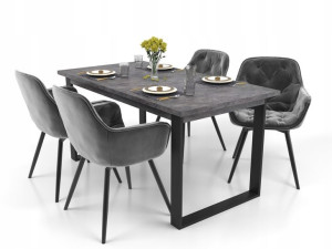 Zestaw VENICE-T stół rozkładany 150 cm 4 krzesła