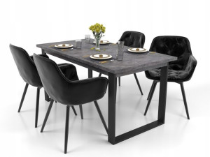 Zestaw VENICE-T stół rozkładany 150 cm 4 krzesła