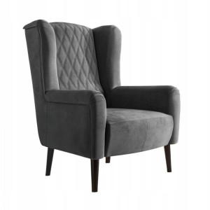 Fotel tapicerowany CANTO CARO USZAK, salon gabinet
