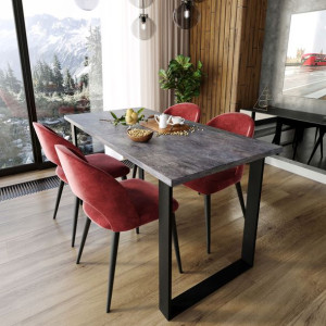 Zestaw mebli VENICE-O stół 125 cm z 4 krzesłami