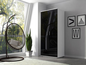 Szafa VISTA POŁYSK 80 cm dwudrzwiowa uchylna