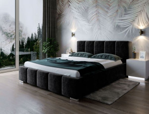 Łóżko tapicerowane SELENA 180x200 cm Jasmine 100