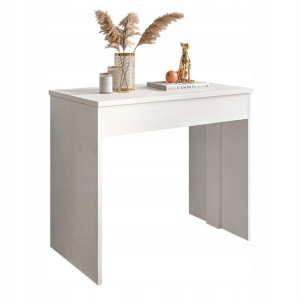 Stół rozkładany konsola WHITE biały mat 50-302 cm