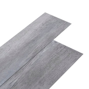 Samoprzylepne panele podłogowe PVC, 5,21 m², 2 mm, szare drewno