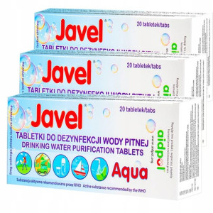 Javel Aqua tabletki do uzdatniania wody 60szt