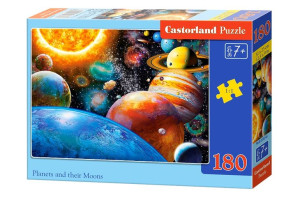 Castorland Puzzle 180el. Planets And Their Moons Układanka