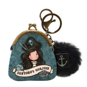 Portmonetka, Breloczek - Gorjuss Pirates - Black Pearl