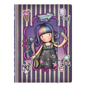 Teczka Zamykana na Gumkę - Gorjuss - Fairground - Up and Away