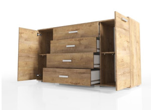 Komoda Z Szufladami 160 cm VK08 Płyta 18 mm O-sofa