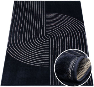 Dywan Zen Garden 04 granatowy 120x180