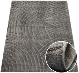 Dywan Zen Garden 01 ciemny szary 200x290