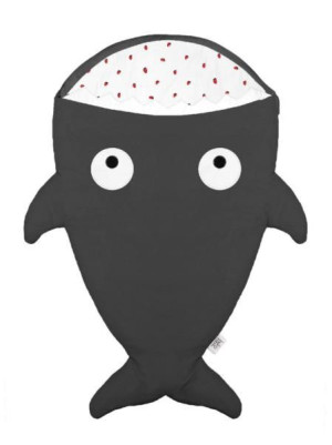Baby Bites Śpiworek light Shark (1-18 miesięcy) Strawberries Grey