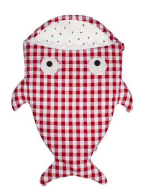 Baby Bites Śpiworek Shark (1-18 miesięcy) Red Vichy
