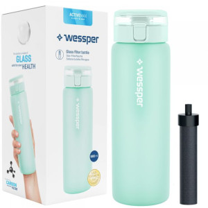 Bidon Szklany Wessper Activemax Filtr Węglowy 0,68