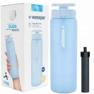 Butelka Filtrująca Wessper Szklana 680ml + Filtr
