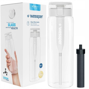 Butelka Filtrująca Wessper Szklana 680ml + Filtr