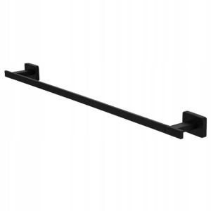 Uchwyt Wieszak Na Ręcznik Łazienkowy Czarny 63cm